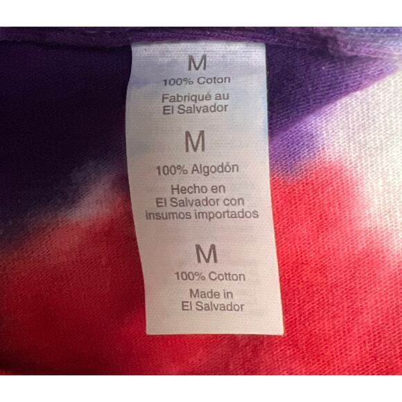 The Doobie Brothers 2024 Concert Tour Tie Dye T-Shirt Top Unisex Size Medium - Picture 3 of 4